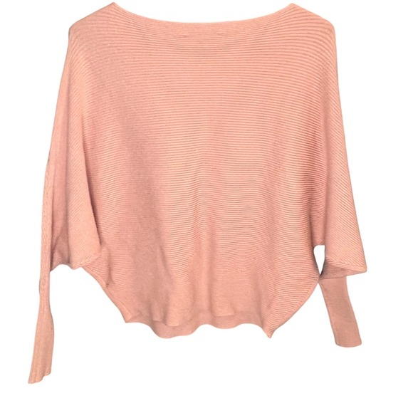 Philosophy Republic Clothing Women XS Pink Ribbed Dolman Sleeve Sweater - Picture 5 of 5